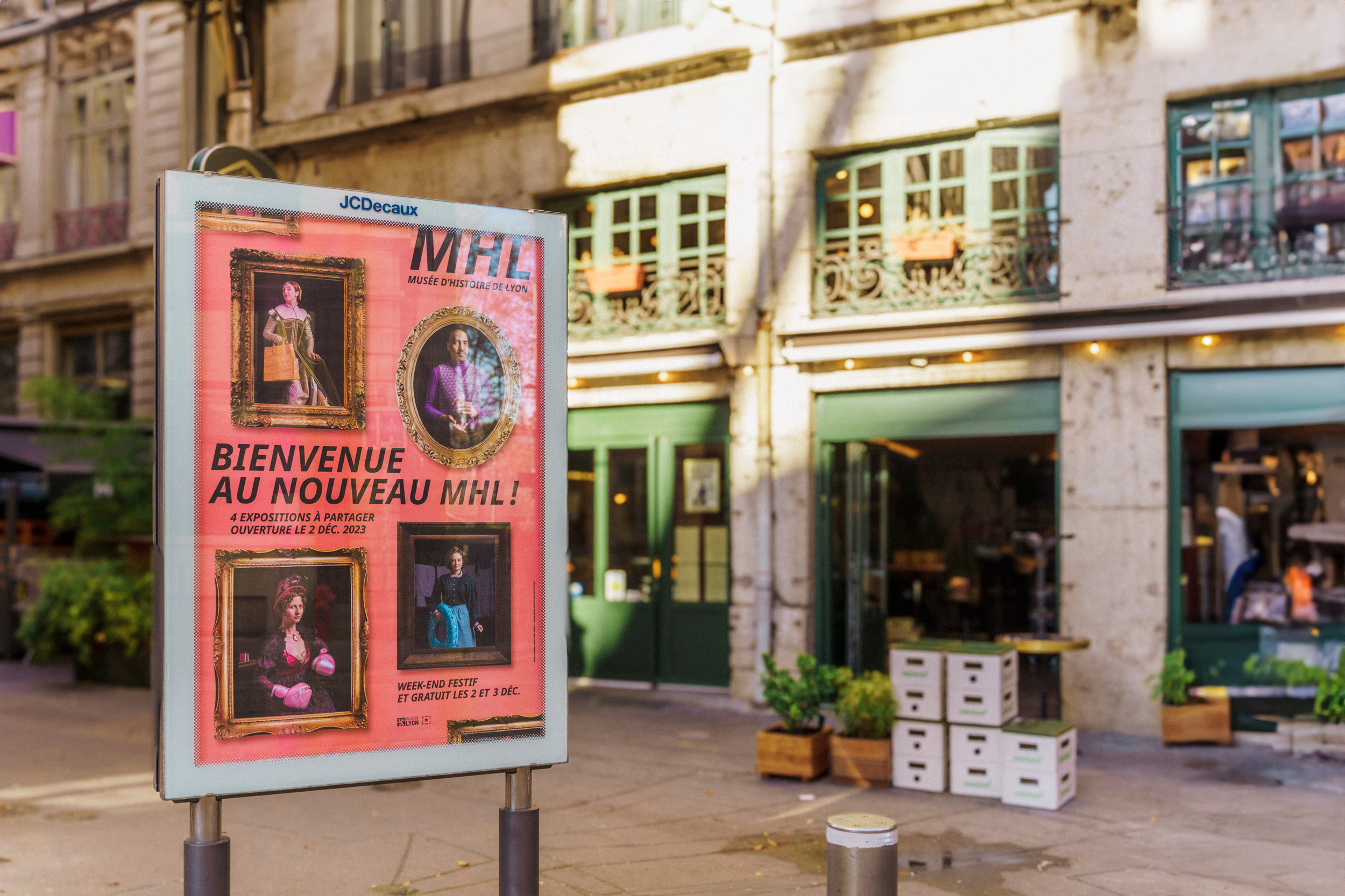 Musée d'histoire de Lyon, affiche refonte du parcours d'exposition