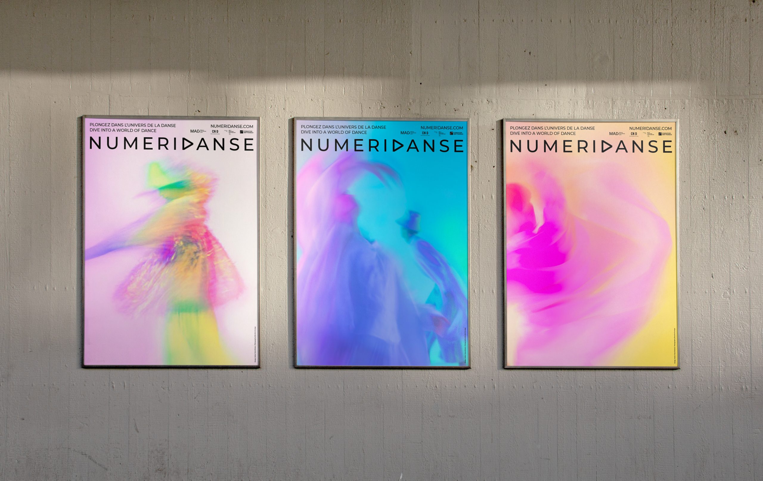 Numeridanse, nouvelle affiches, 2025 © Atelier Claire Rolland et Blandine Soulage