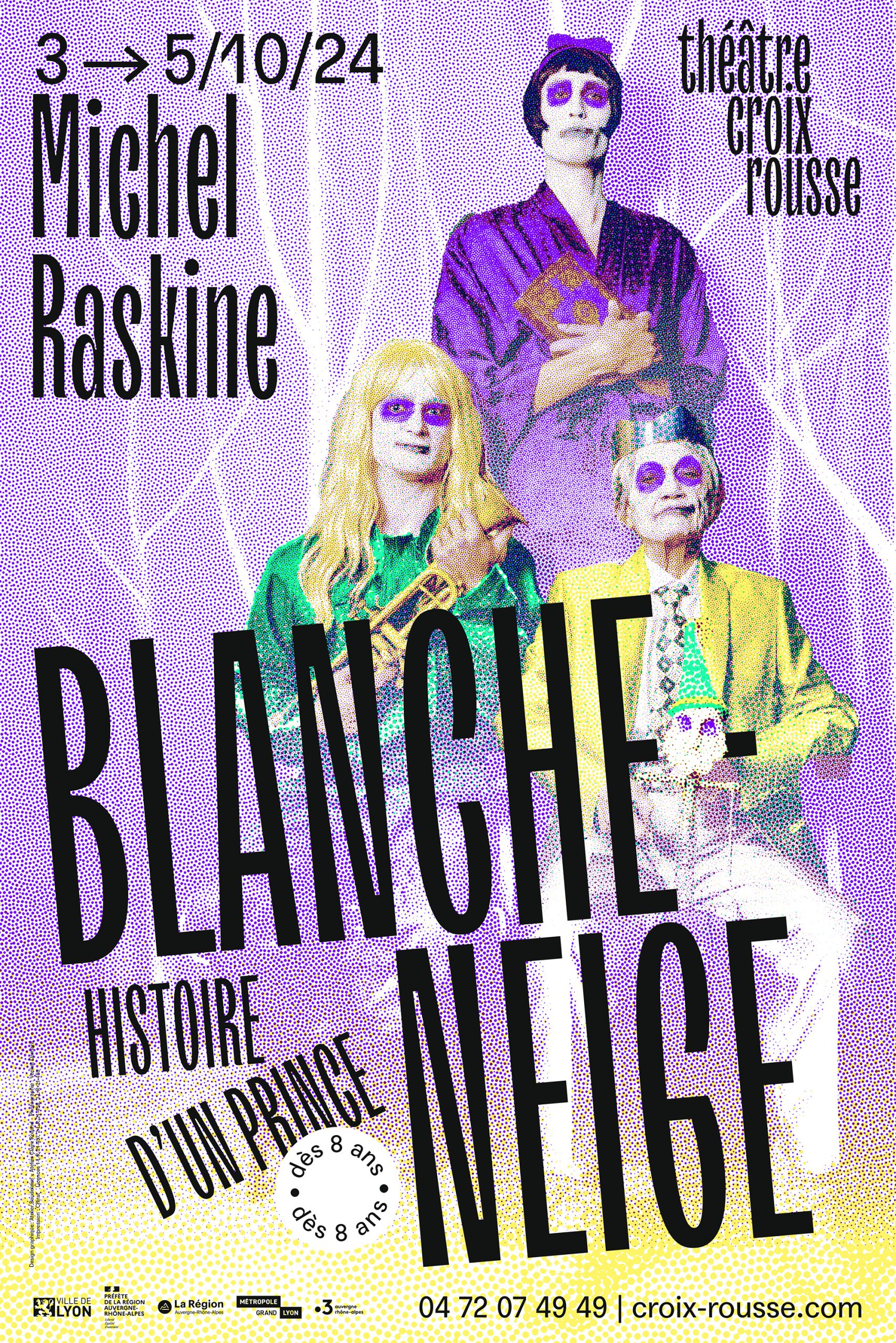 Théâtre Croix-Rousse, Affiche spectacle, Atelier claire Rolland, Atelier Baudelaire