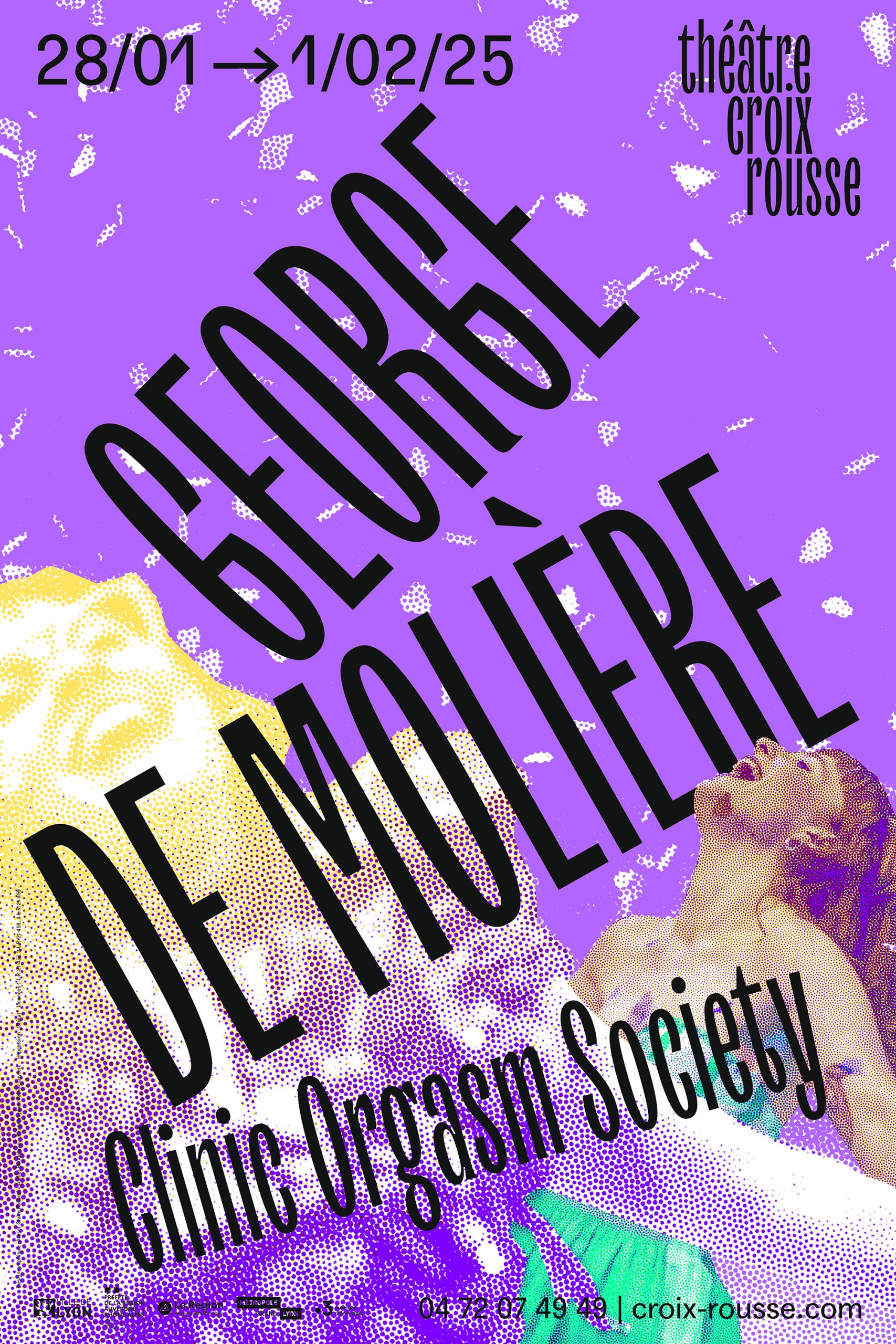 Théâtre Croix-Rousse, Affiche spectacle, Atelier Claire Rolland, Atelier Baudelaire