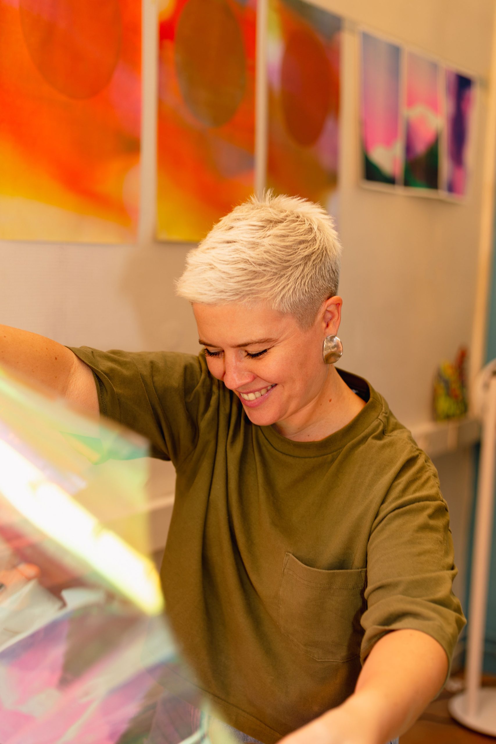 Atelier Claire Rolland, photo d'atelier