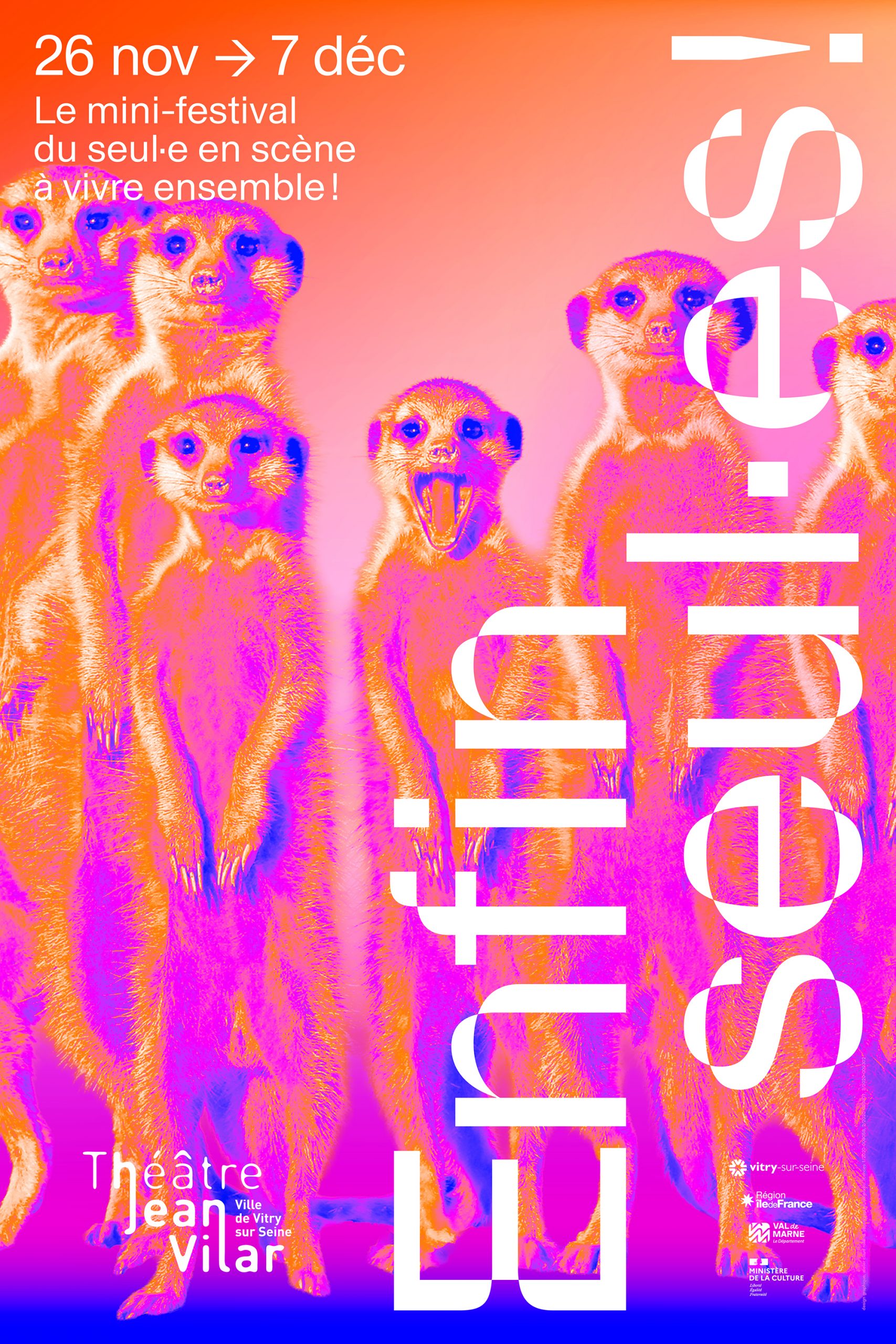 Théâtre Jean Vilar, Vitry-sur-Seine, Saison 25/26, Festival Enfin seul·es